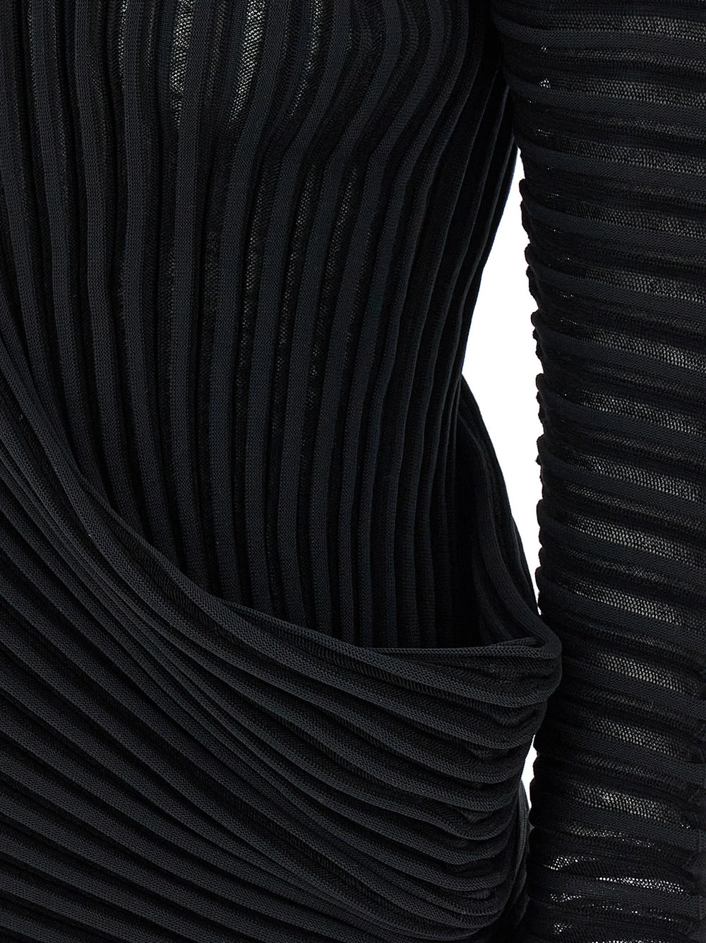 Issey Miyake Black Polyester Shirt - 2