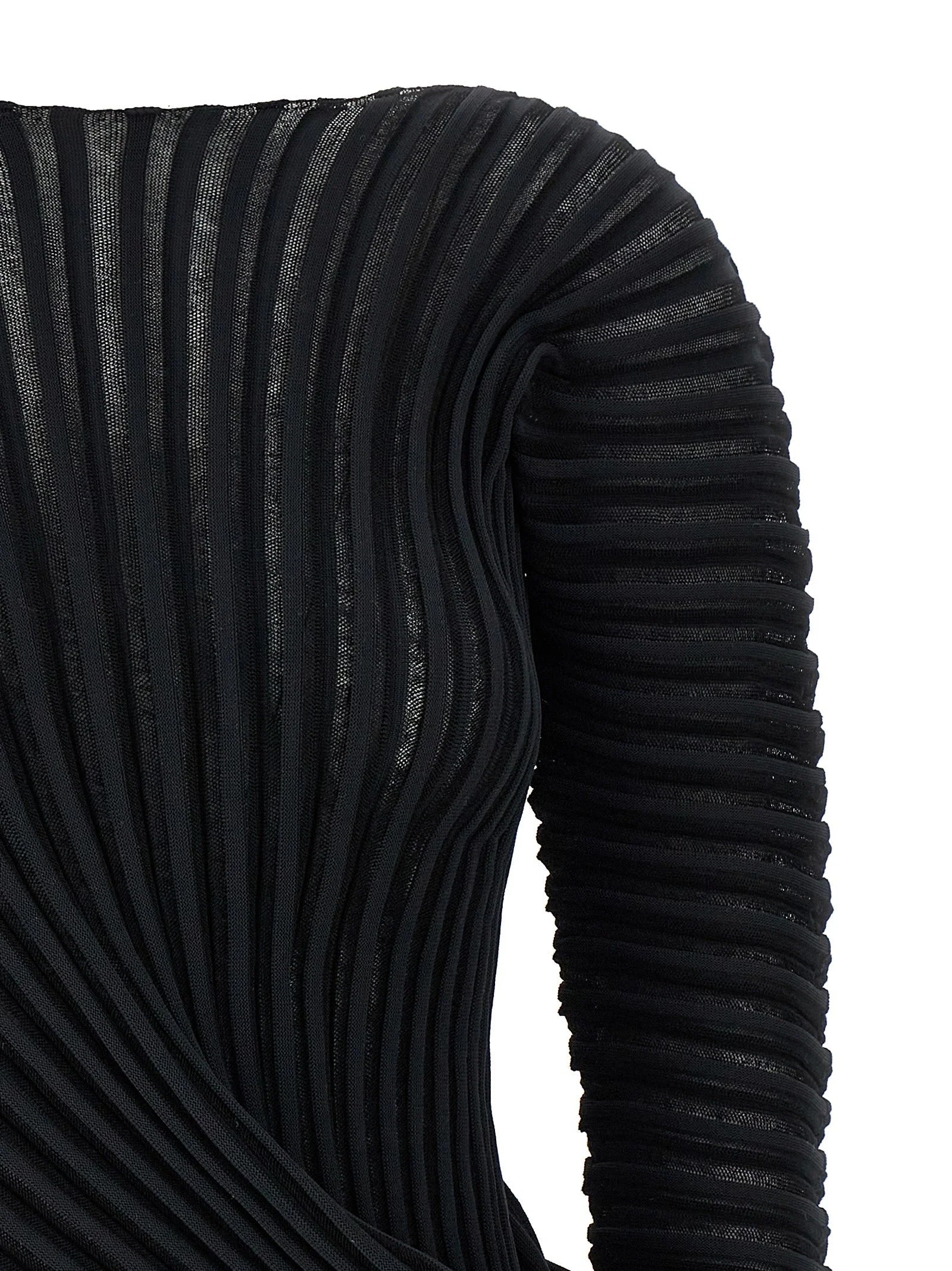 Issey Miyake Black Polyester Shirt - 2