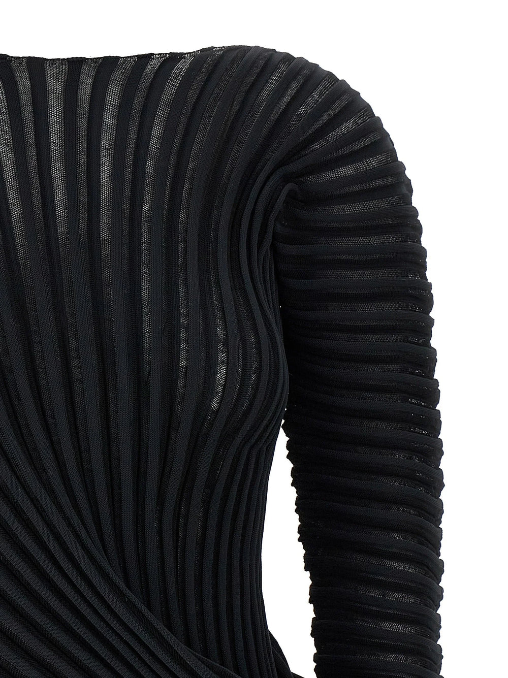 Issey Miyake Black Polyester Shirt - 2