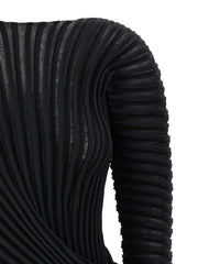 Issey Miyake Black Polyester Shirt - 2