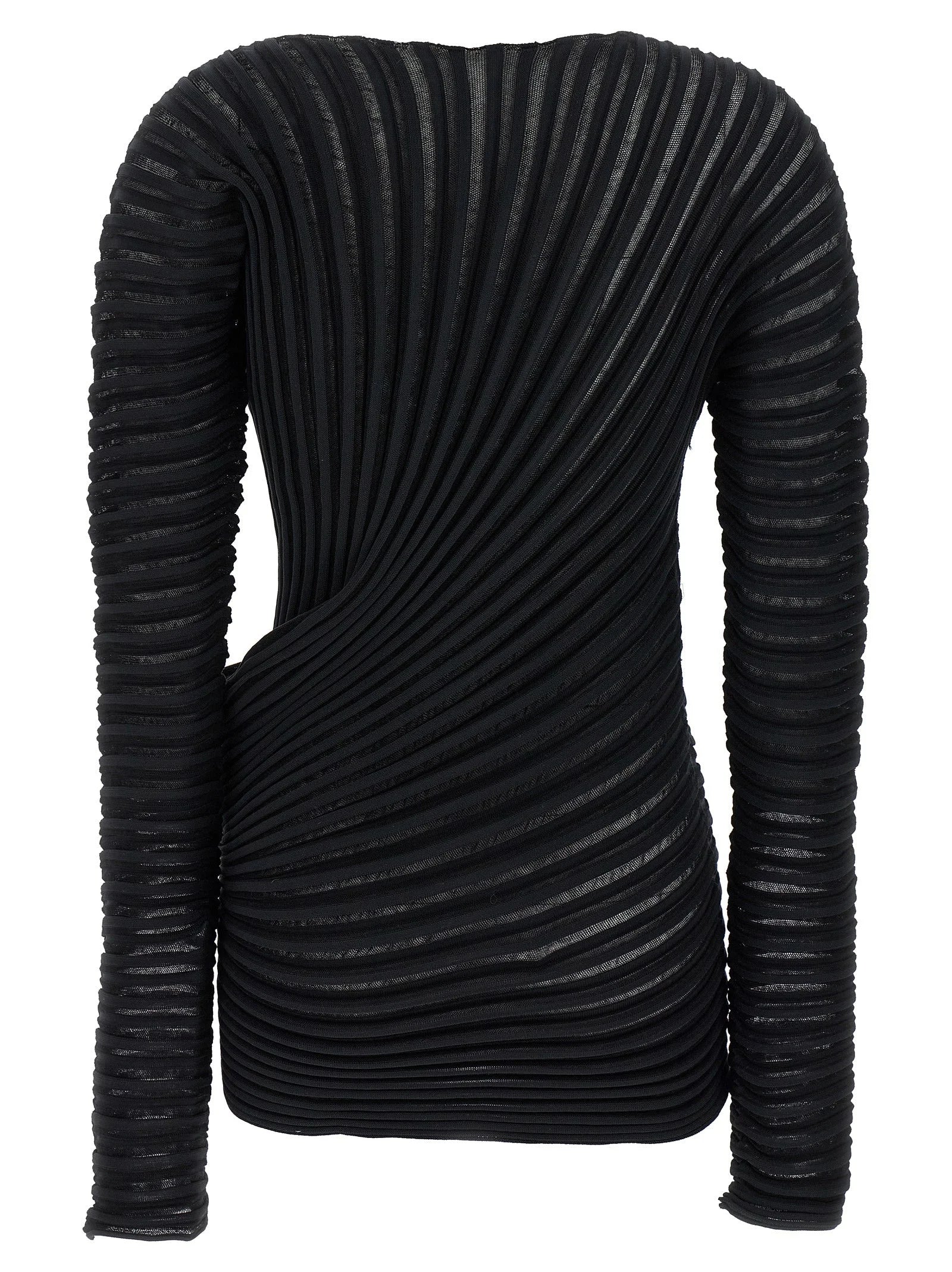 Issey Miyake Black Polyester Shirt - 2