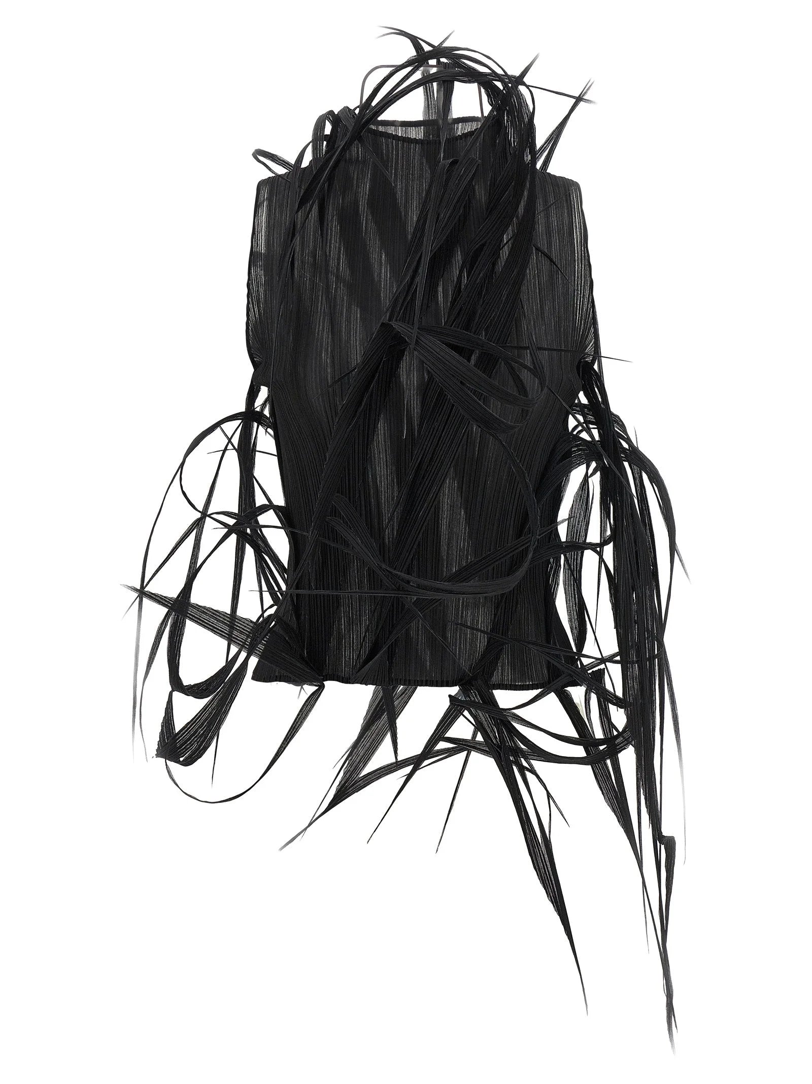 Issey Miyake Black Polyester Tank Tops - 2