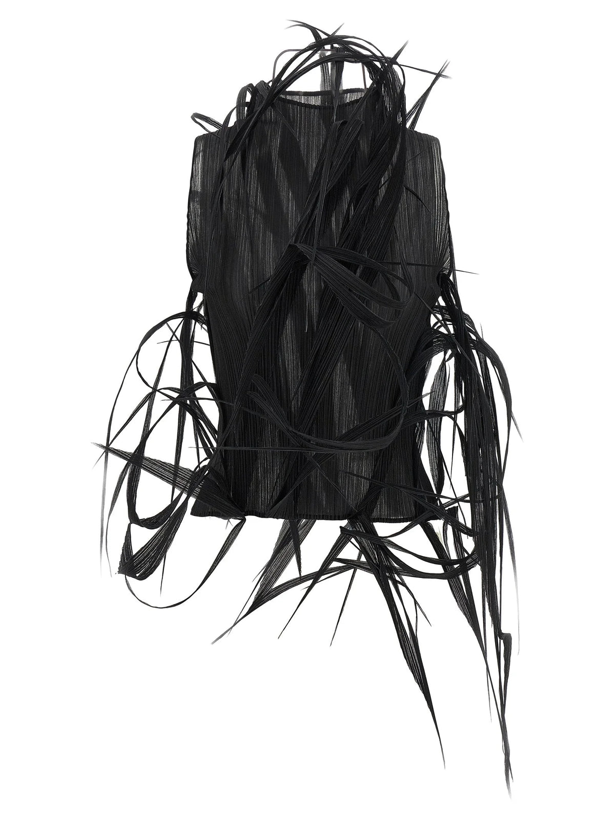 Issey Miyake Black Polyester Tank Tops - 2