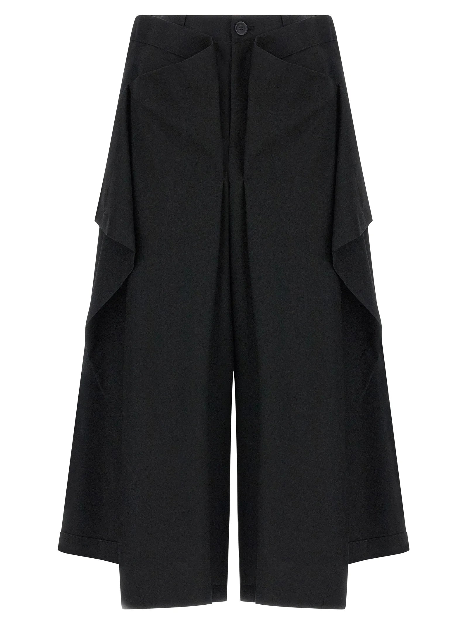 Issey Miyake Black Wool Casual Pants - 2