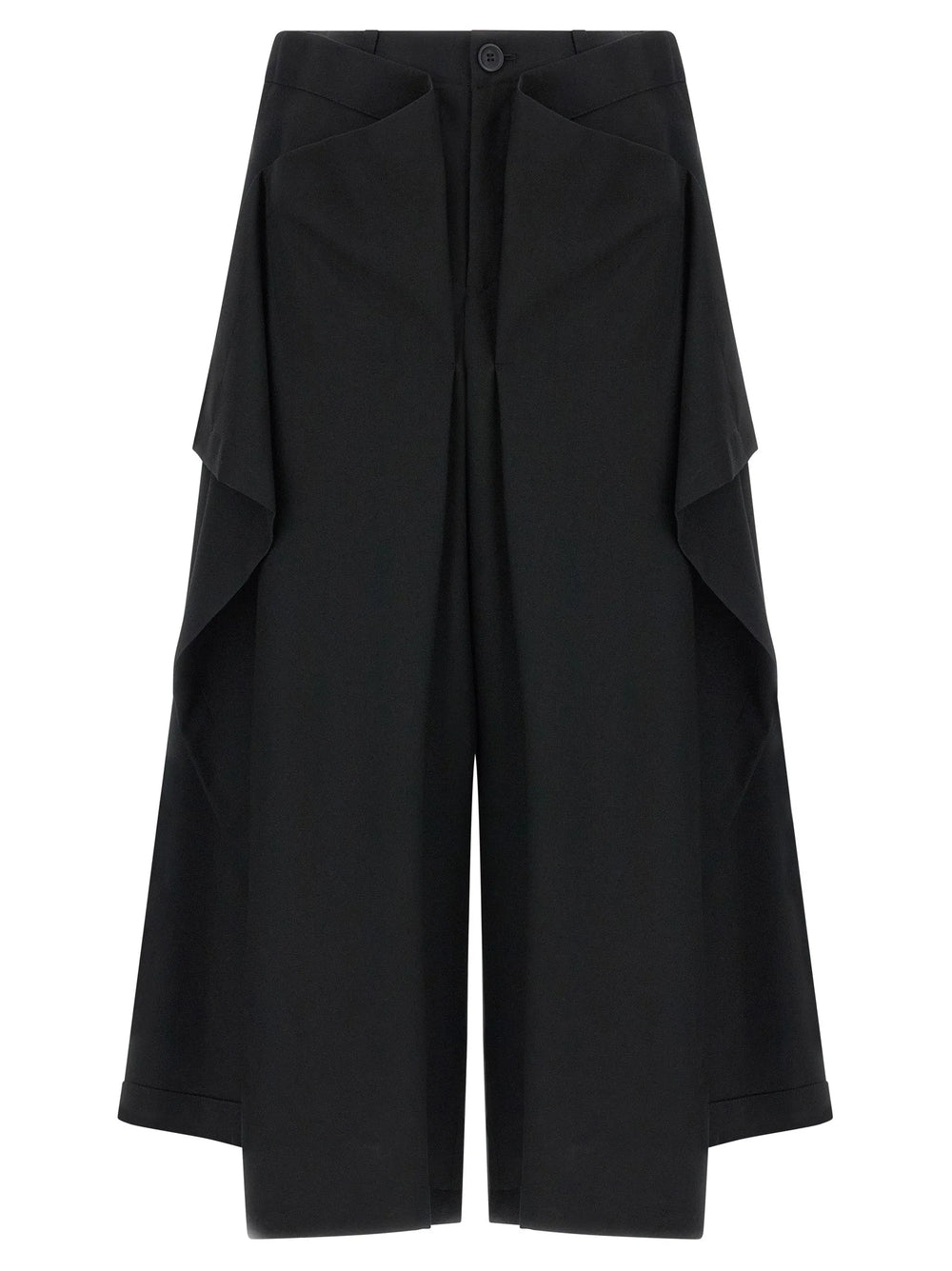 Issey Miyake Black Wool Casual Pants - 2