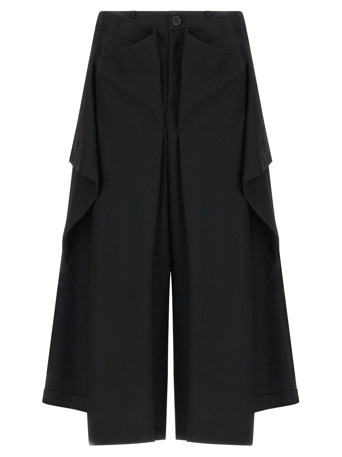 Issey Miyake Black Wool Casual Pants - 2