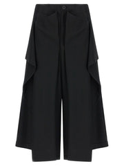 Issey Miyake Black Wool Casual Pants - 2