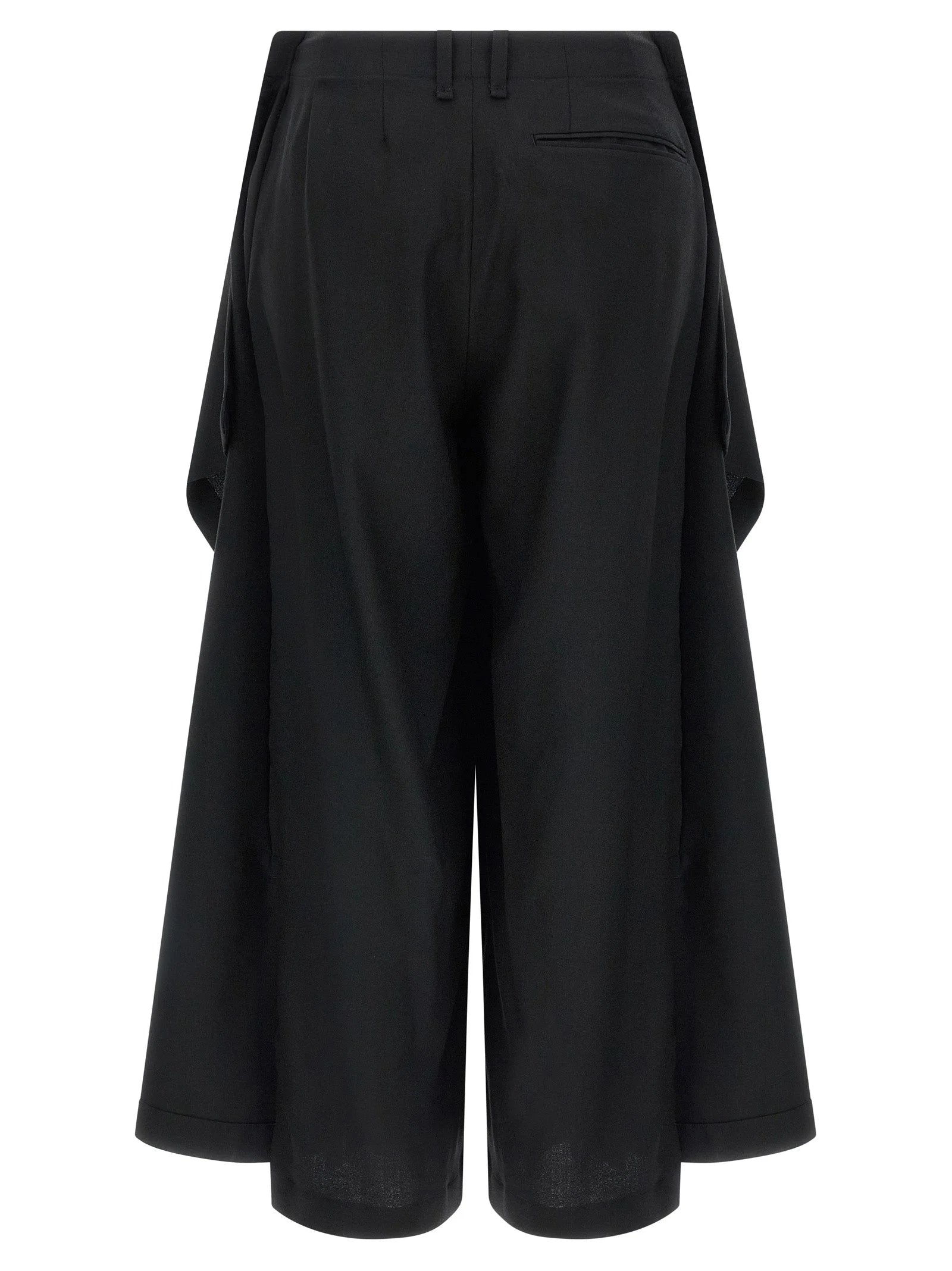 Issey Miyake Black Wool Casual Pants - 2