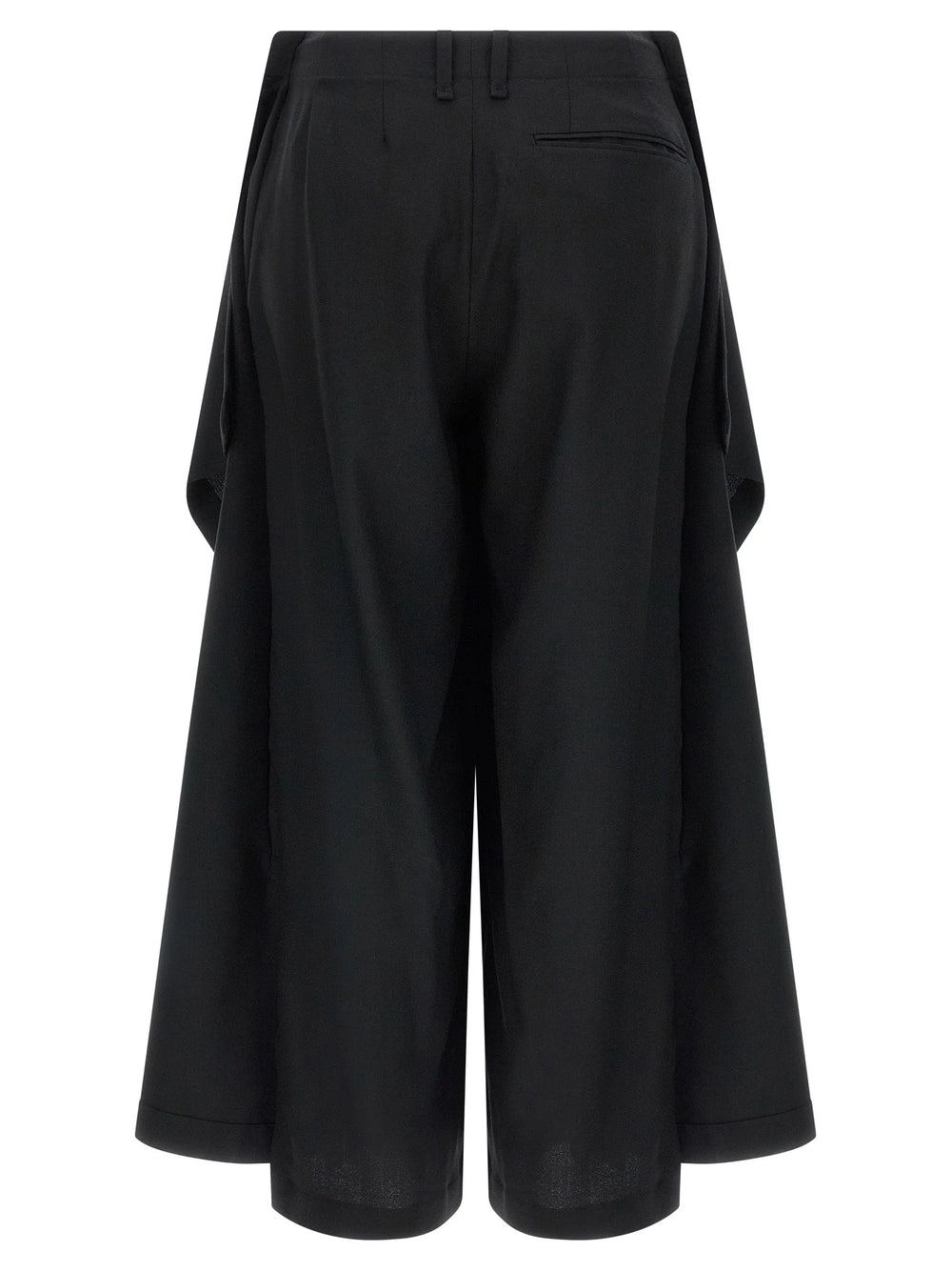 Issey Miyake Black Wool Casual Pants - 2