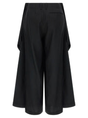 Issey Miyake Black Wool Casual Pants - 2