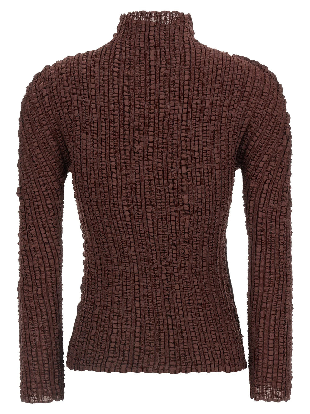 Issey Miyake Brown Polyester Cardigan - 2