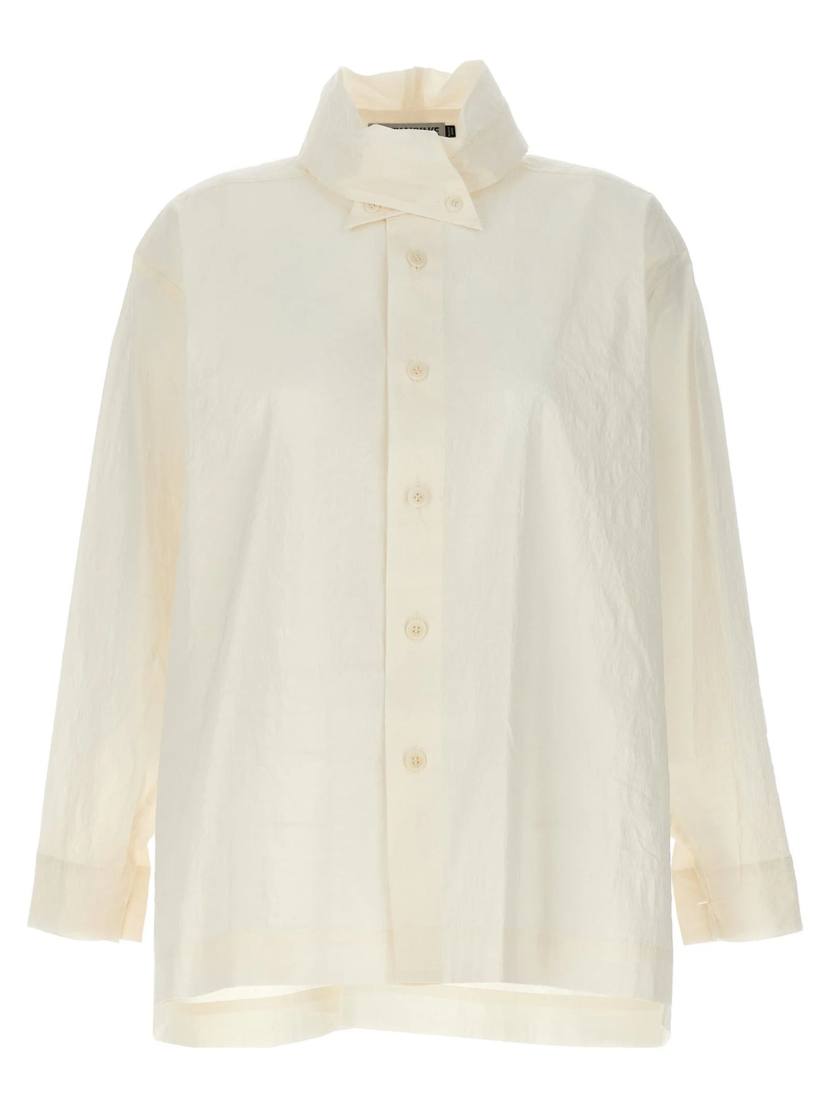 Issey Miyake White Fibers Blouse - 2