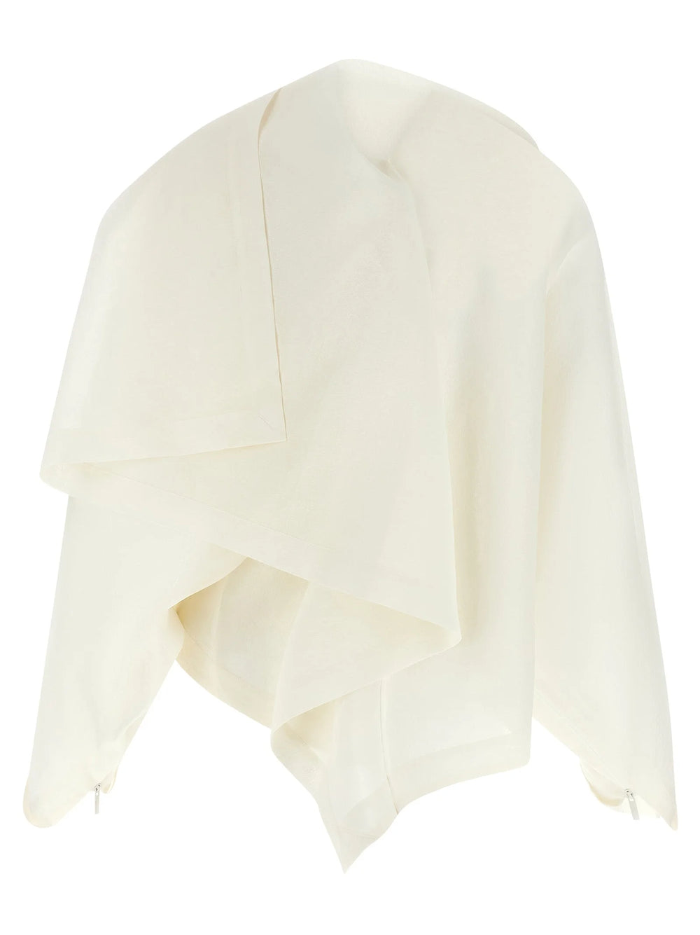 Issey Miyake White Paper Jacket - 2
