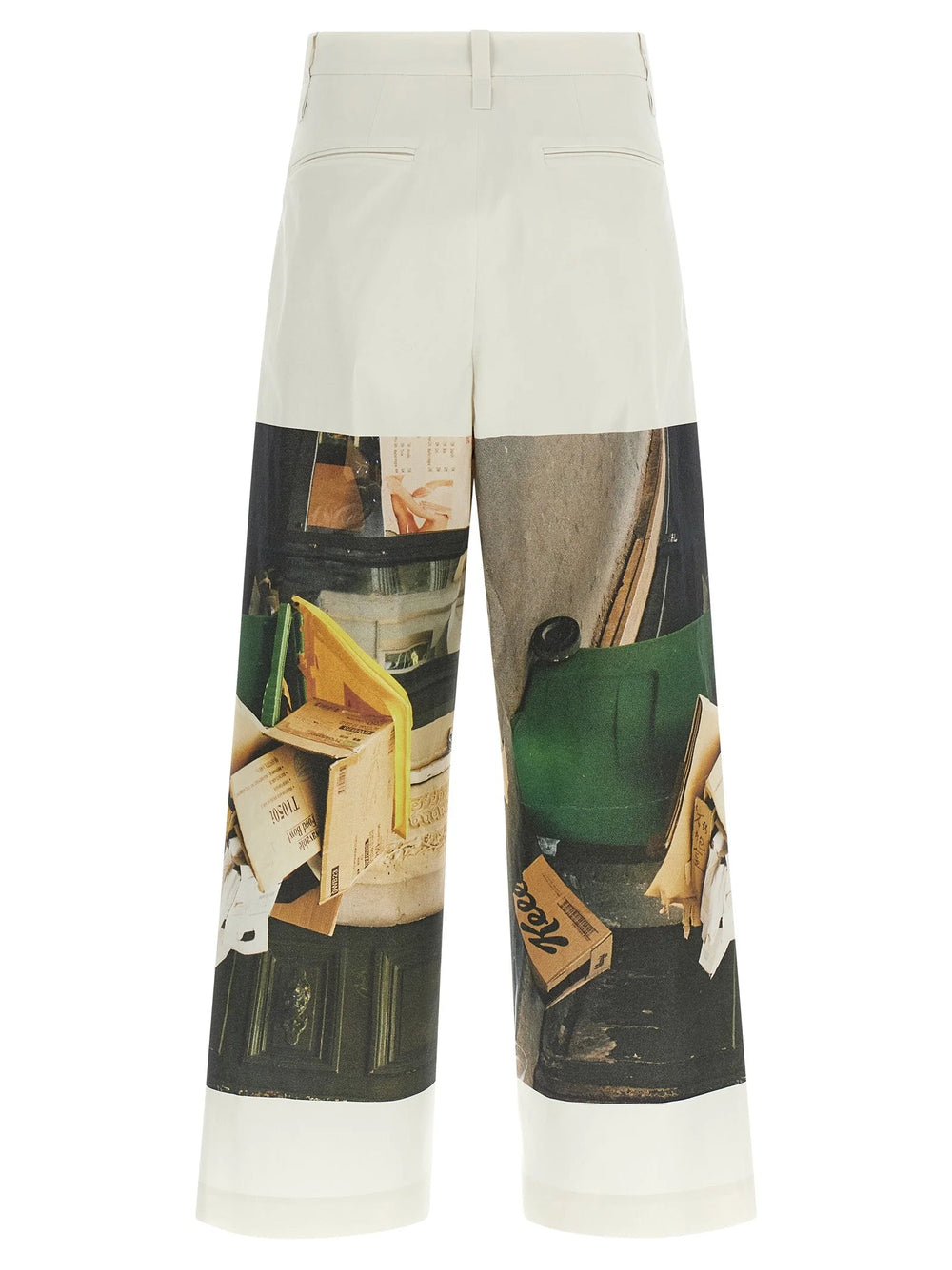 Issey Miyake White Polyamide Casual Pants - 2