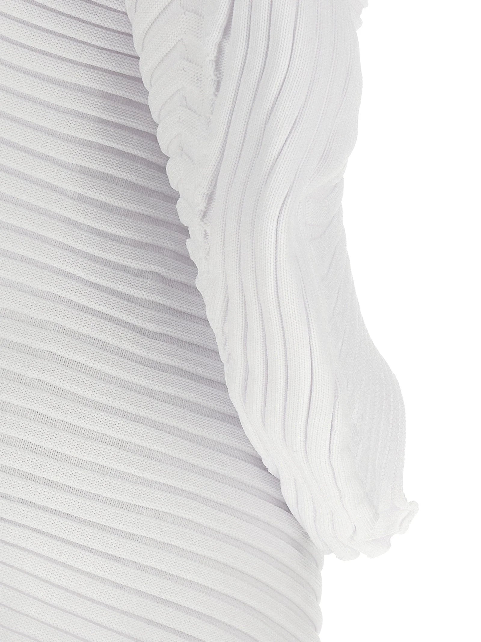 Issey Miyake White Polyester Casual Dress - 2