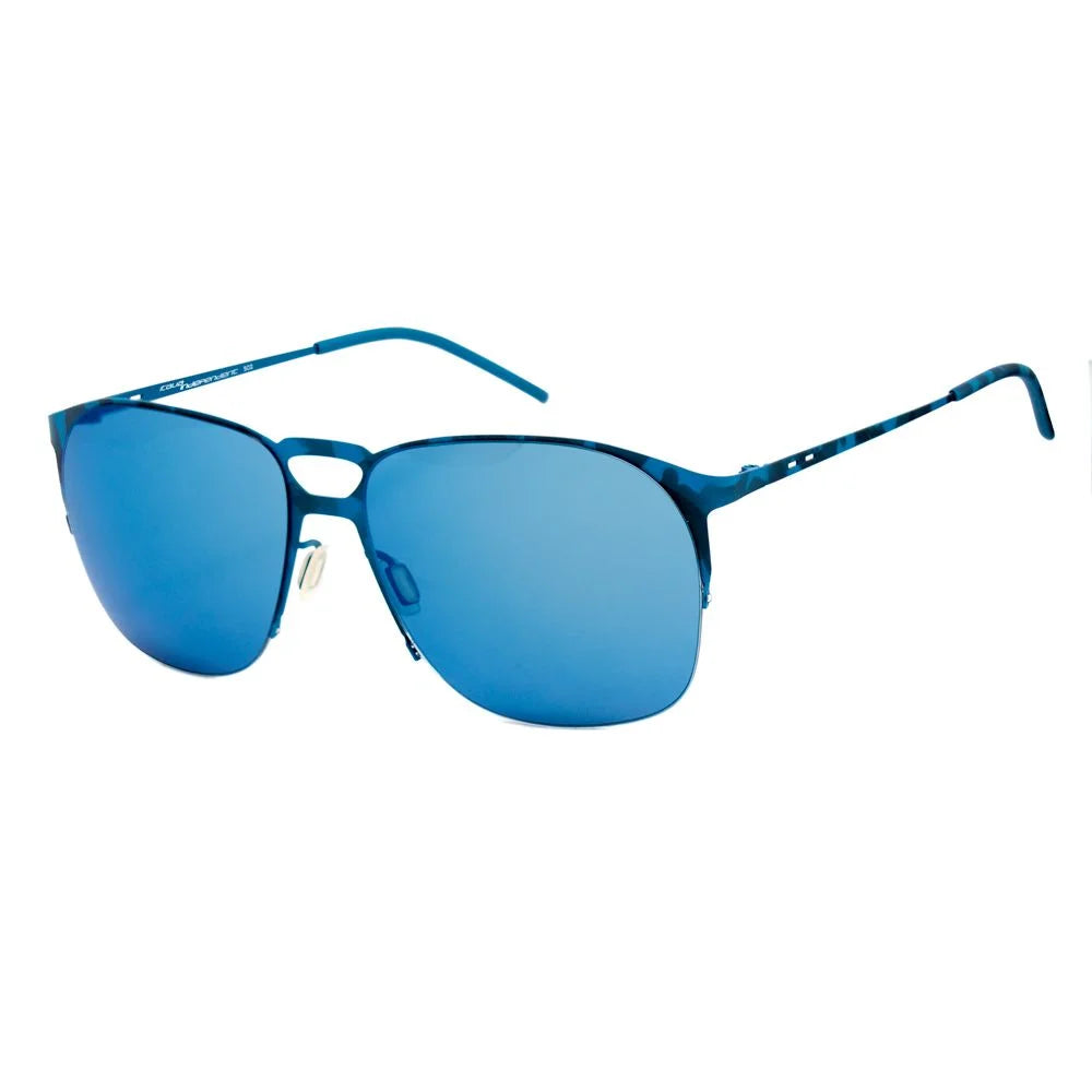 Italia Independent Blue Metal Sunglasses - Sunglasses