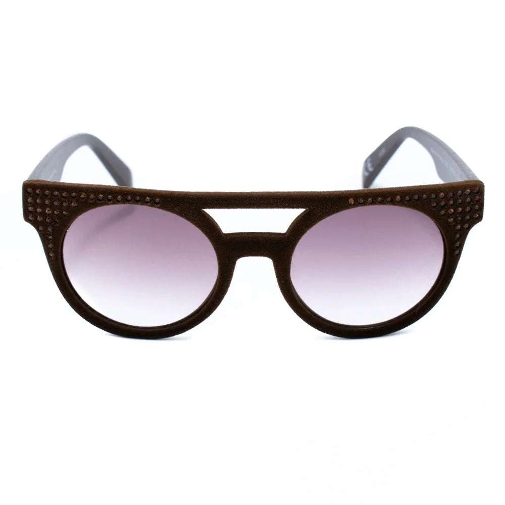 Italia Independent Brown Acetate Sunglasses