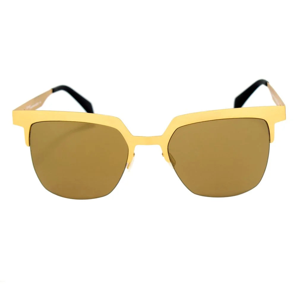 Italia Independent Gold Metal Sunglasses - Sunglasses