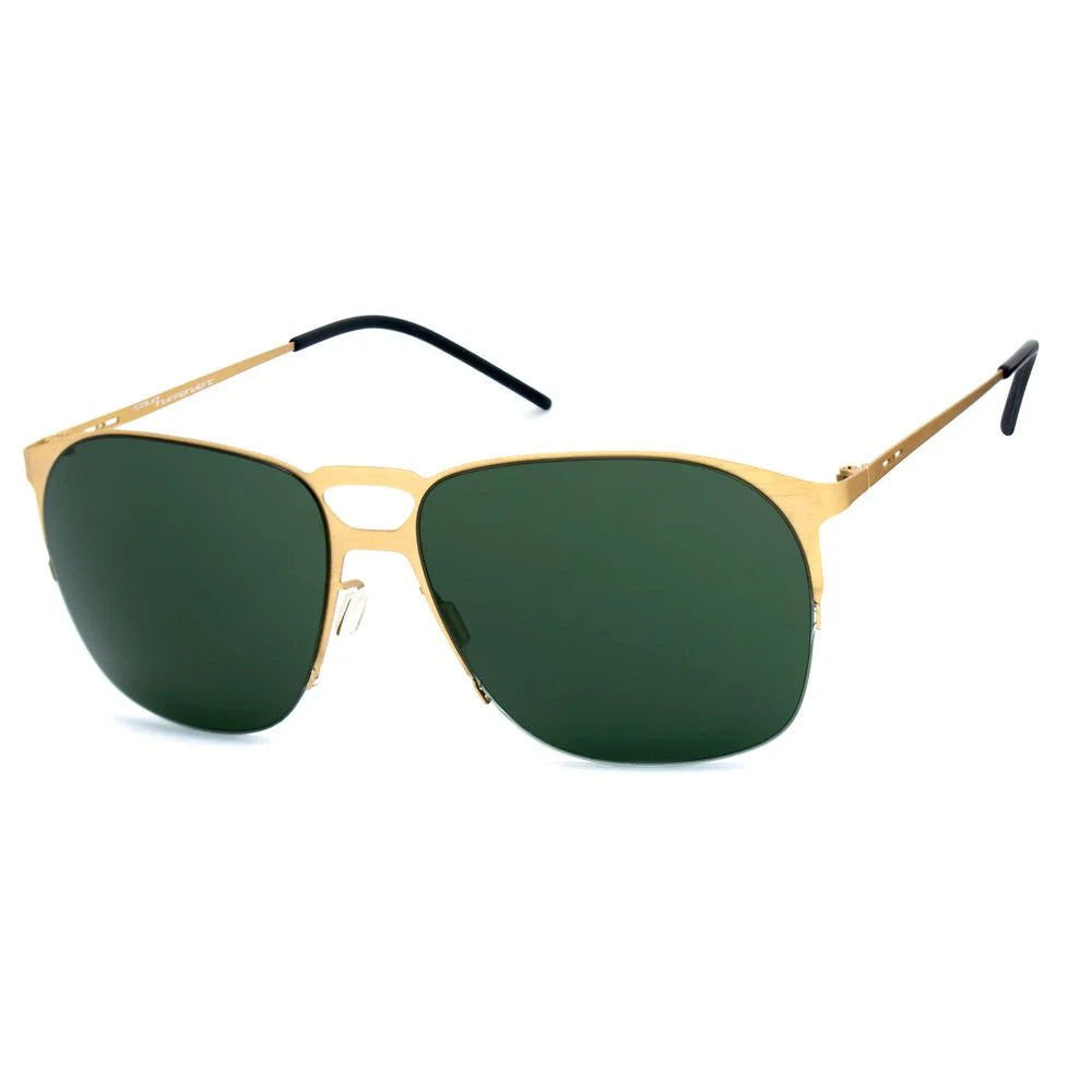 Italia Independent Gold Metal Sunglasses - Sunglasses