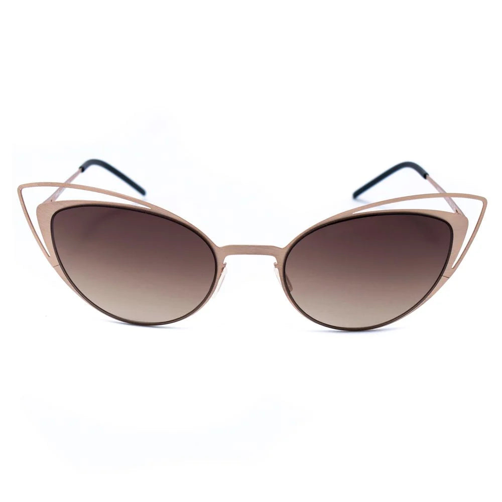 Italia Independent Gold Metal Sunglasses - Sunglasses