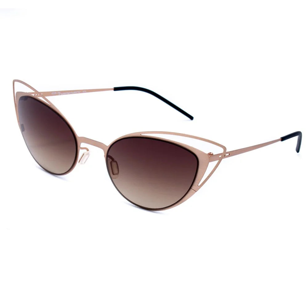 Italia Independent Gold Metal Sunglasses - Sunglasses