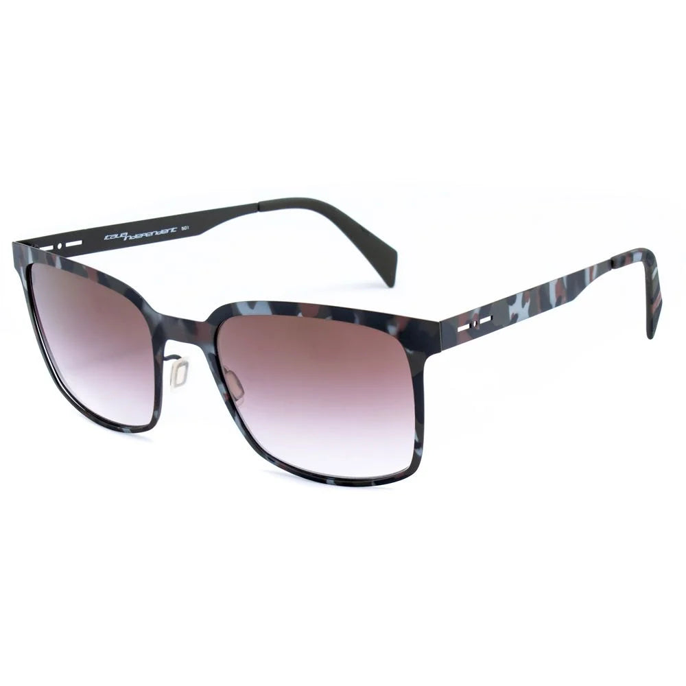 Italia Independent Gray Metal Sunglasses