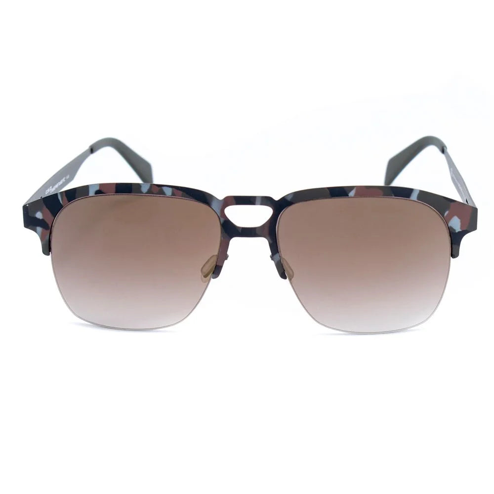 Italia Independent Gray Metal Sunglasses