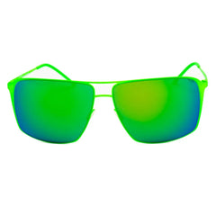 Italia Independent Green Metal Sunglasses - Sunglasses