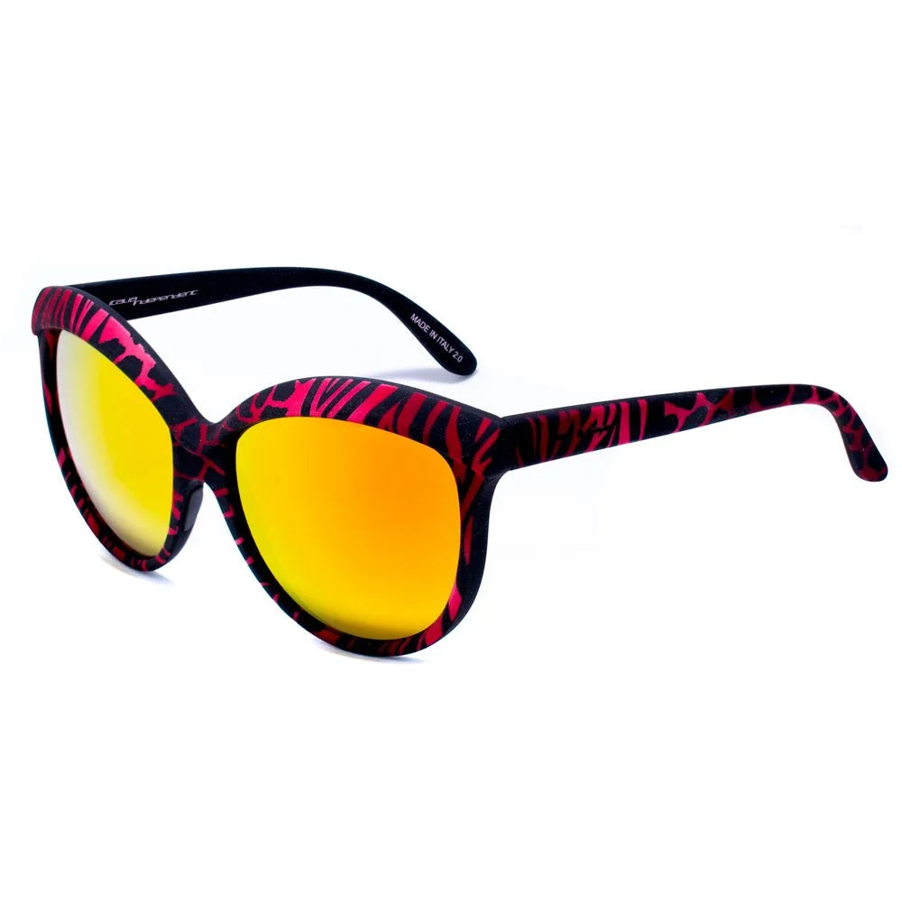 Italia Independent Red Acetate Sunglasses - Sunglasses