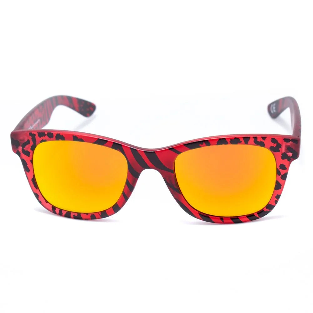 Italia Independent Red Acetate Sunglasses