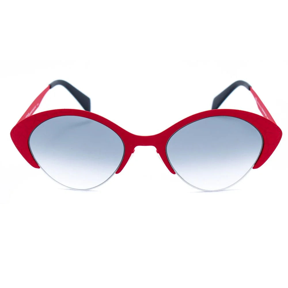 Italia Independent Red Metal Sunglasses - Sunglasses
