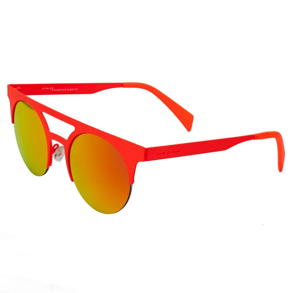 Italia Independent Red Metal Sunglasses - Sunglasses