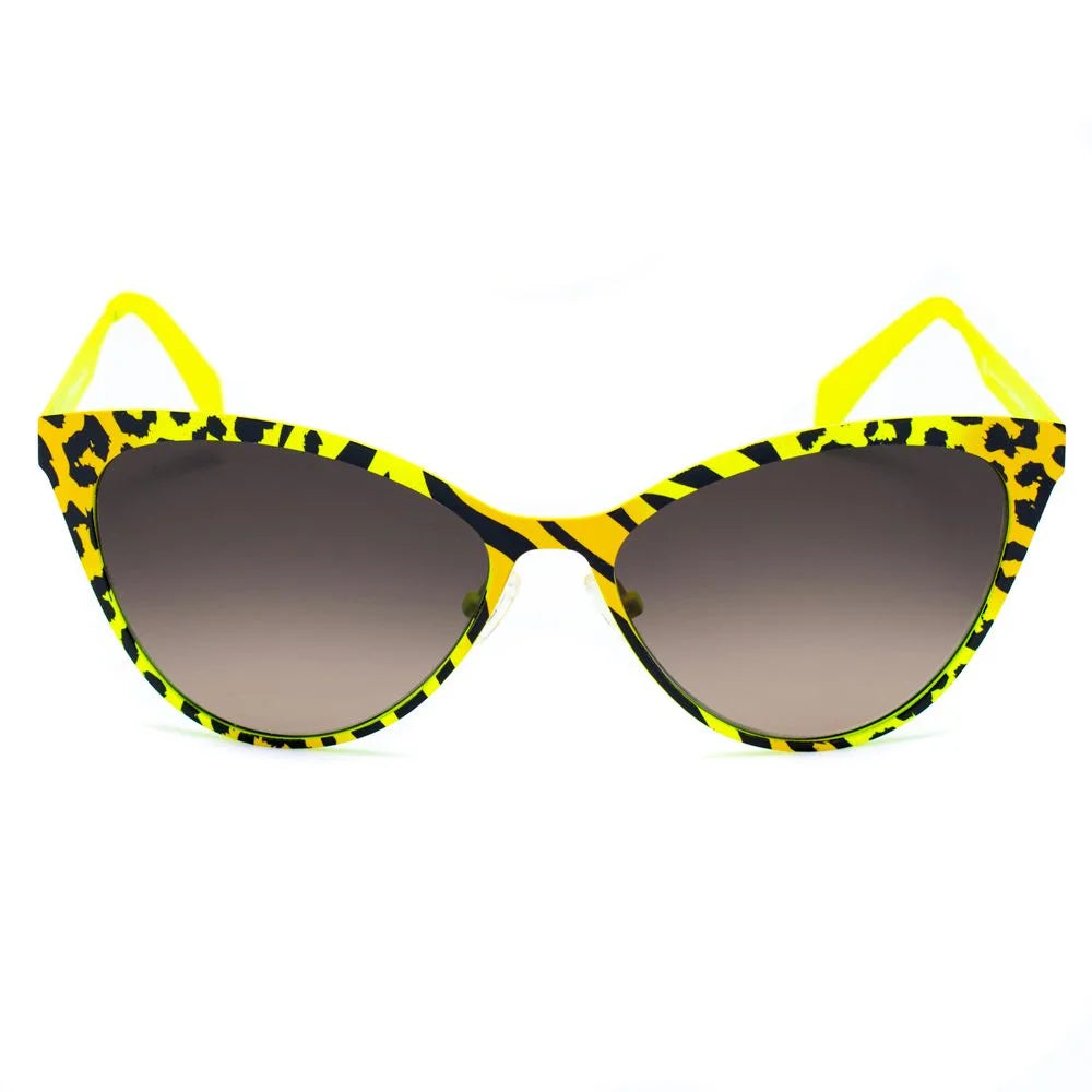 Italia Independent Yellow Metal Sunglasses - Sunglasses