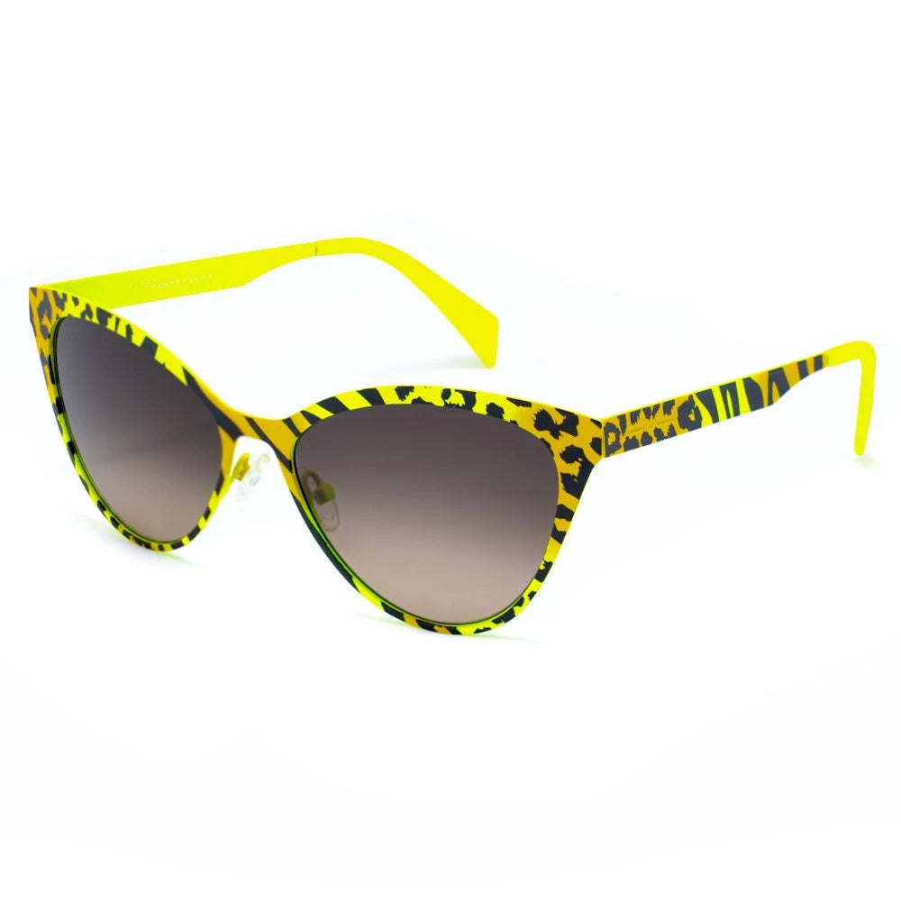 Italia Independent Yellow Metal Sunglasses - Sunglasses