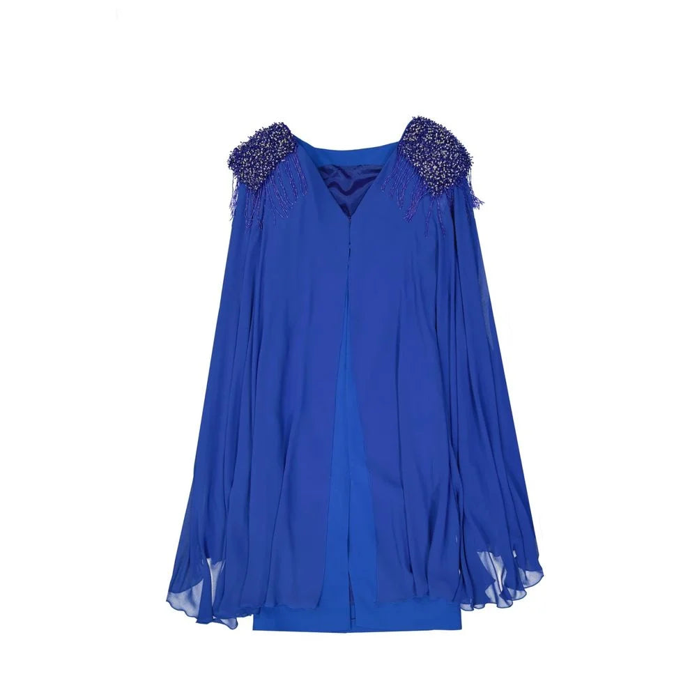 IVAN MONTESI Blue Acetate Cocktail Dress - 50
