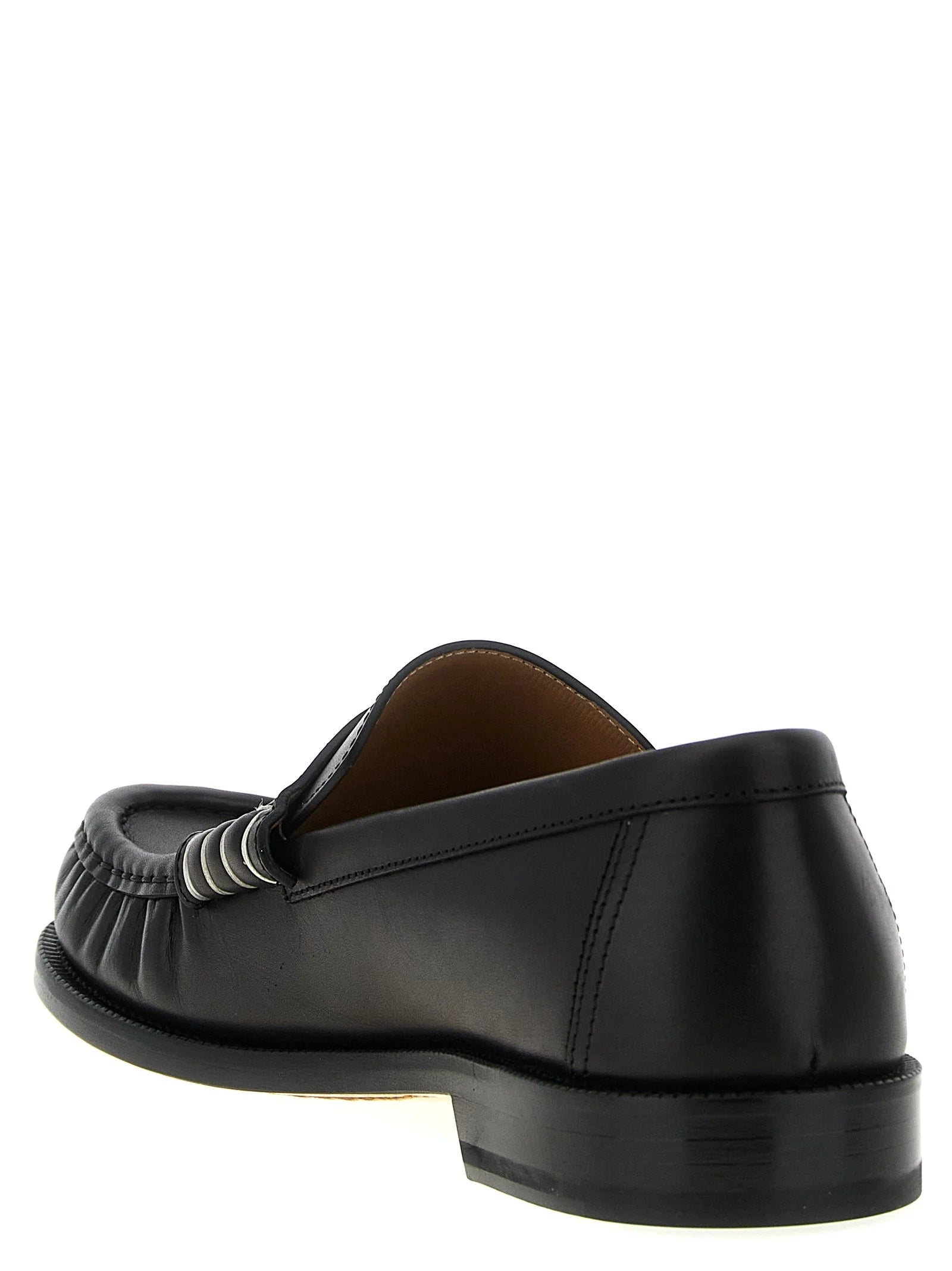 J.W.Anderson Black Calfskin Slip-On Loafers - EU 40 | US 7