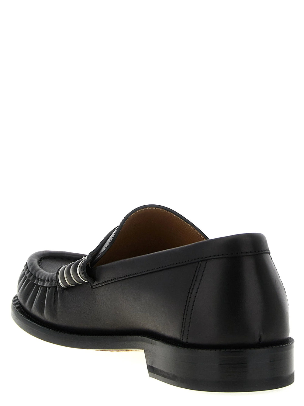 J.W.Anderson Black Calfskin Slip-On Loafers - EU 40 | US 7