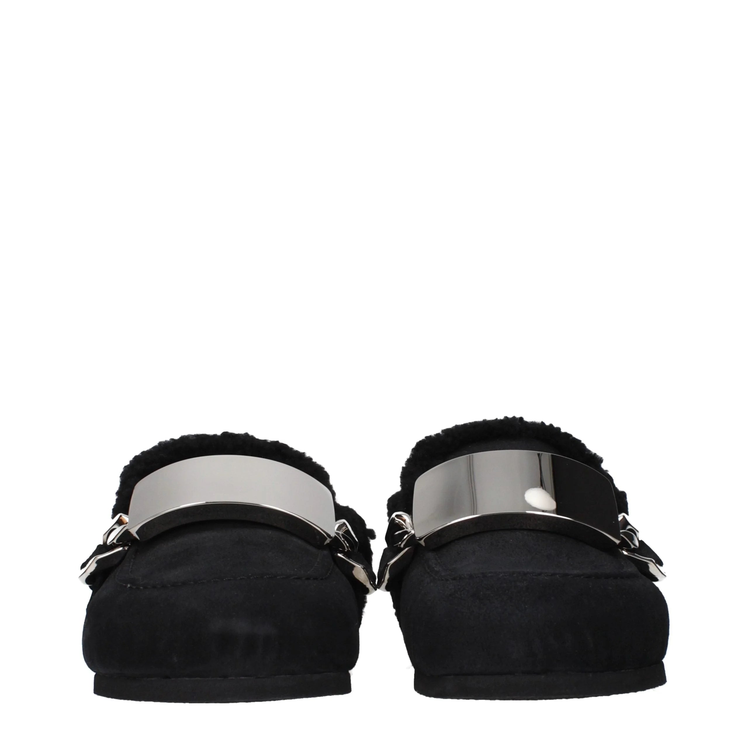 J.W.Anderson Black Leather Slippers - EU42/US9