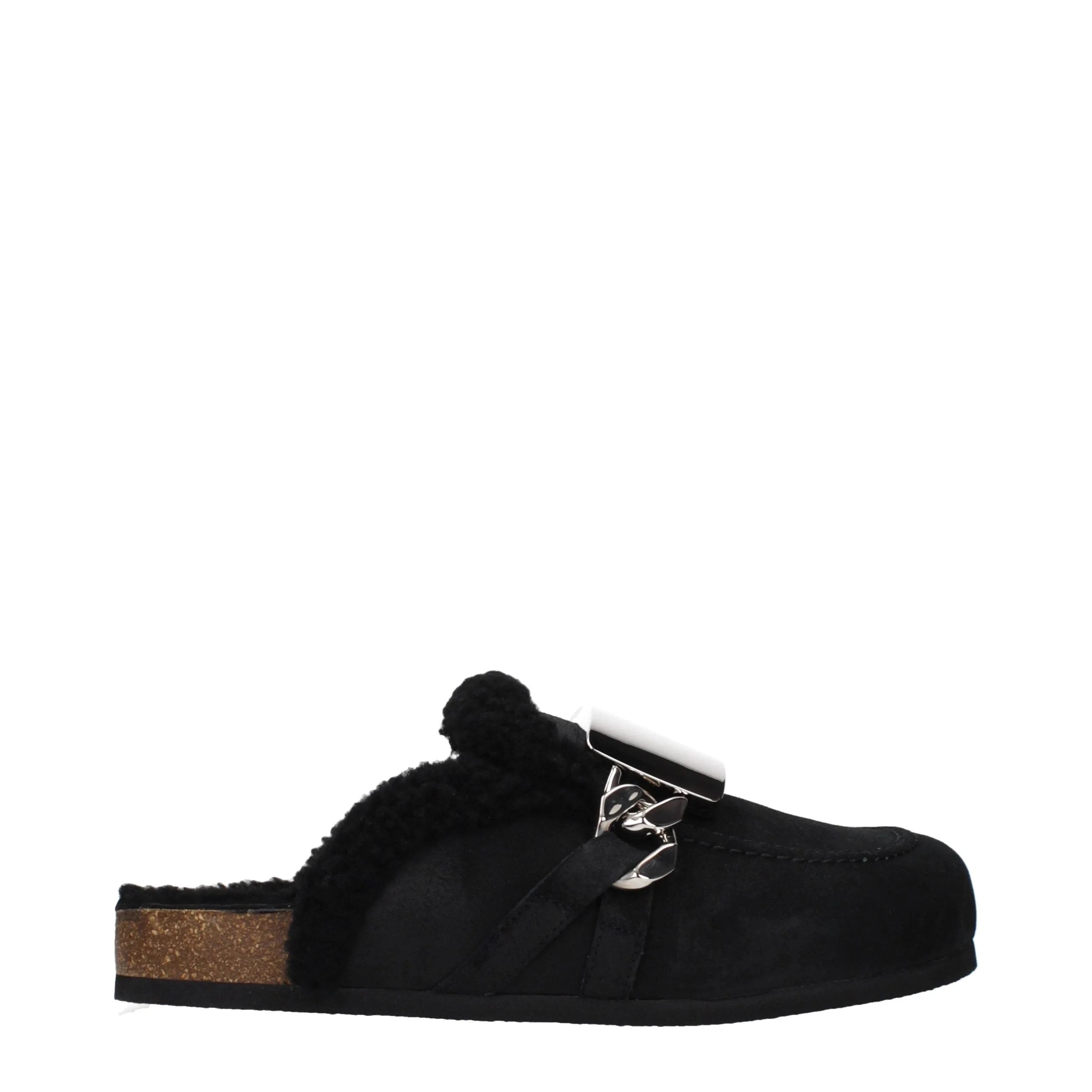 J.W.Anderson Black Leather Slippers - EU42/US9