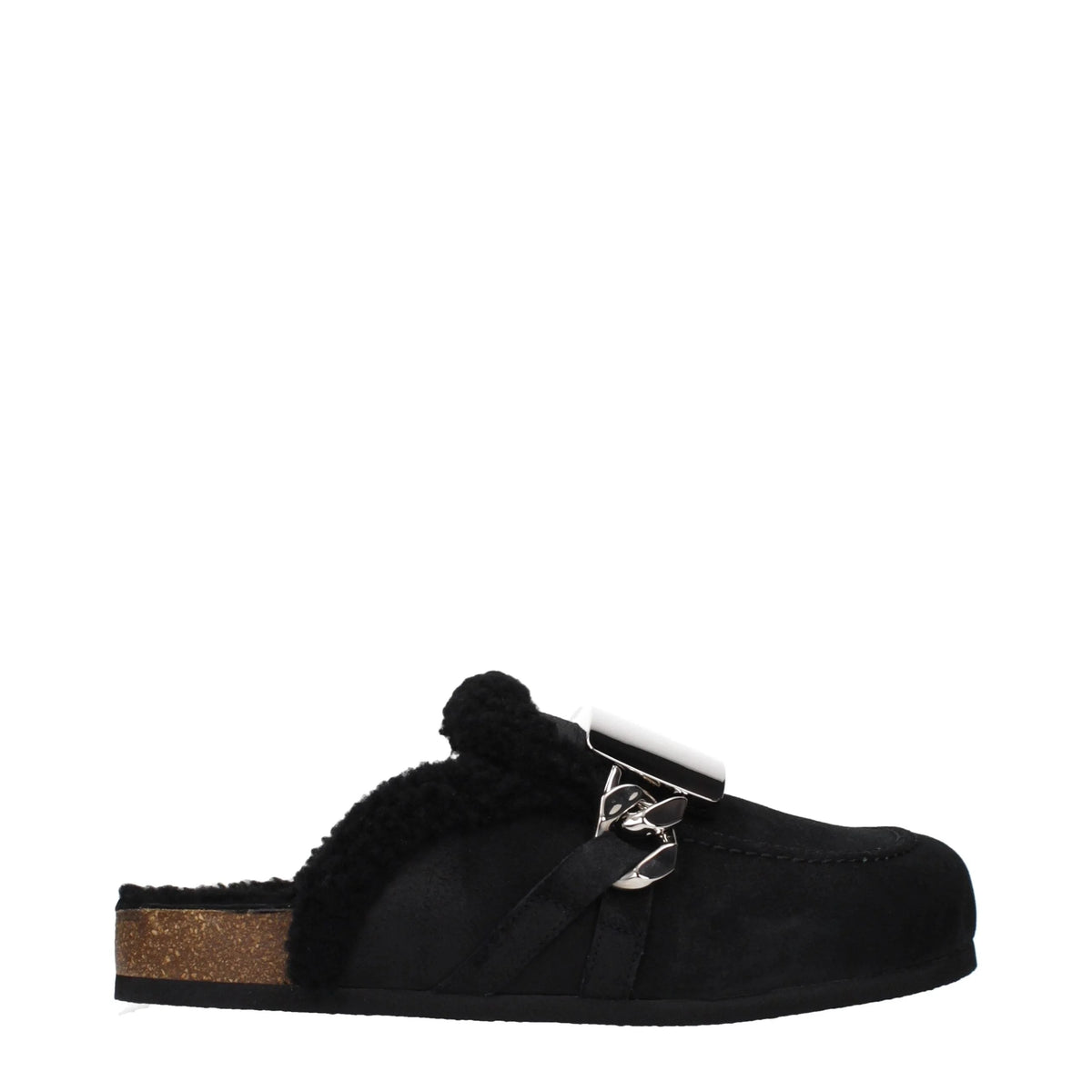 J.W.Anderson Black Leather Slippers - EU42/US9