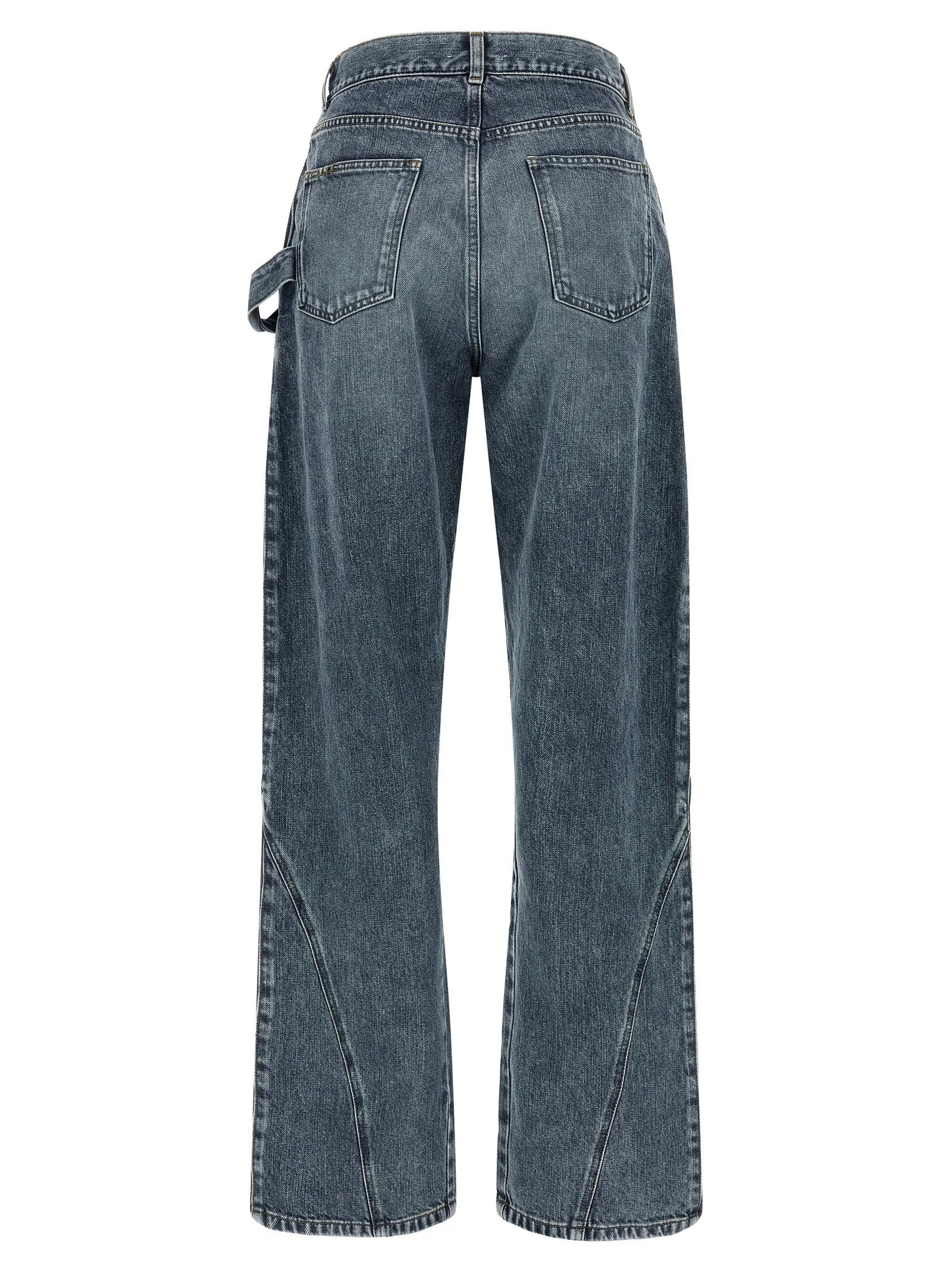 J.W.Anderson Blue Cotton Jeans Denim