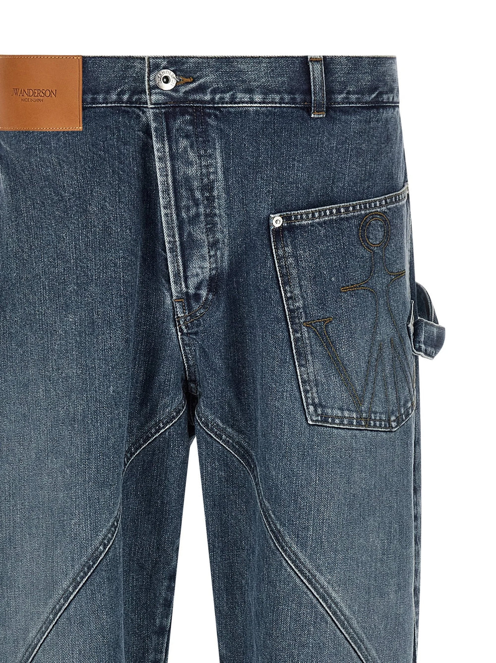 J.W.Anderson Blue Cotton Jeans Denim