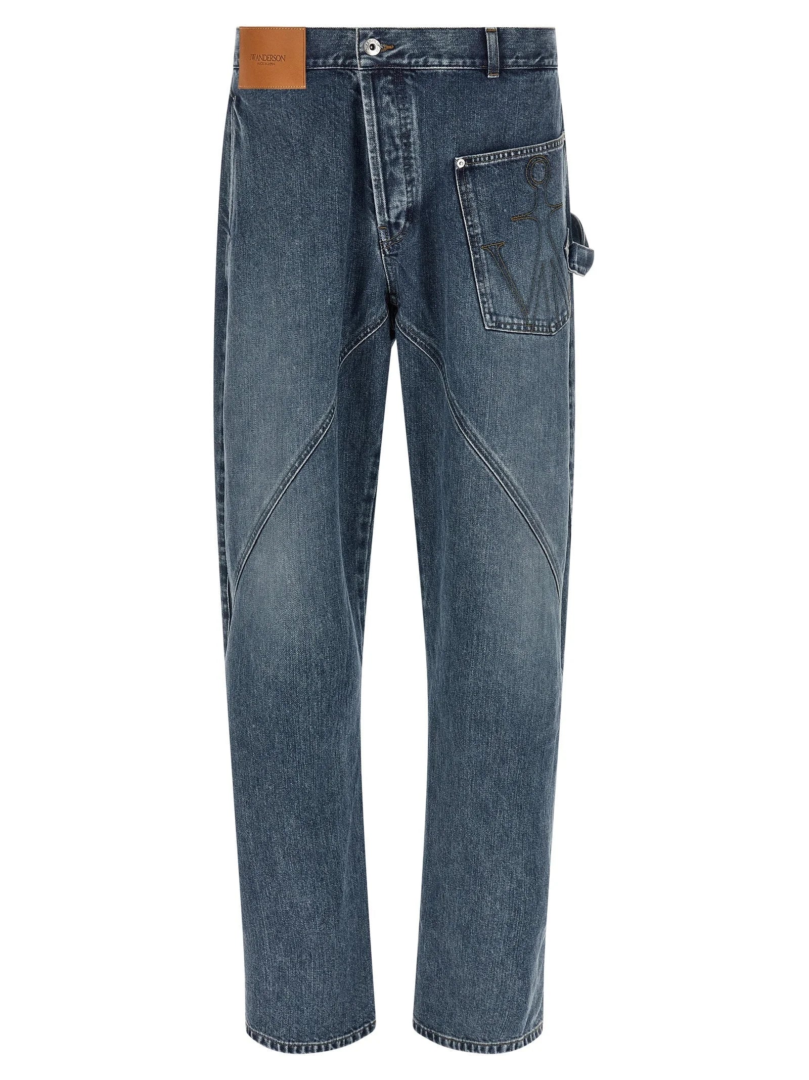 J.W.Anderson Blue Cotton Jeans Denim