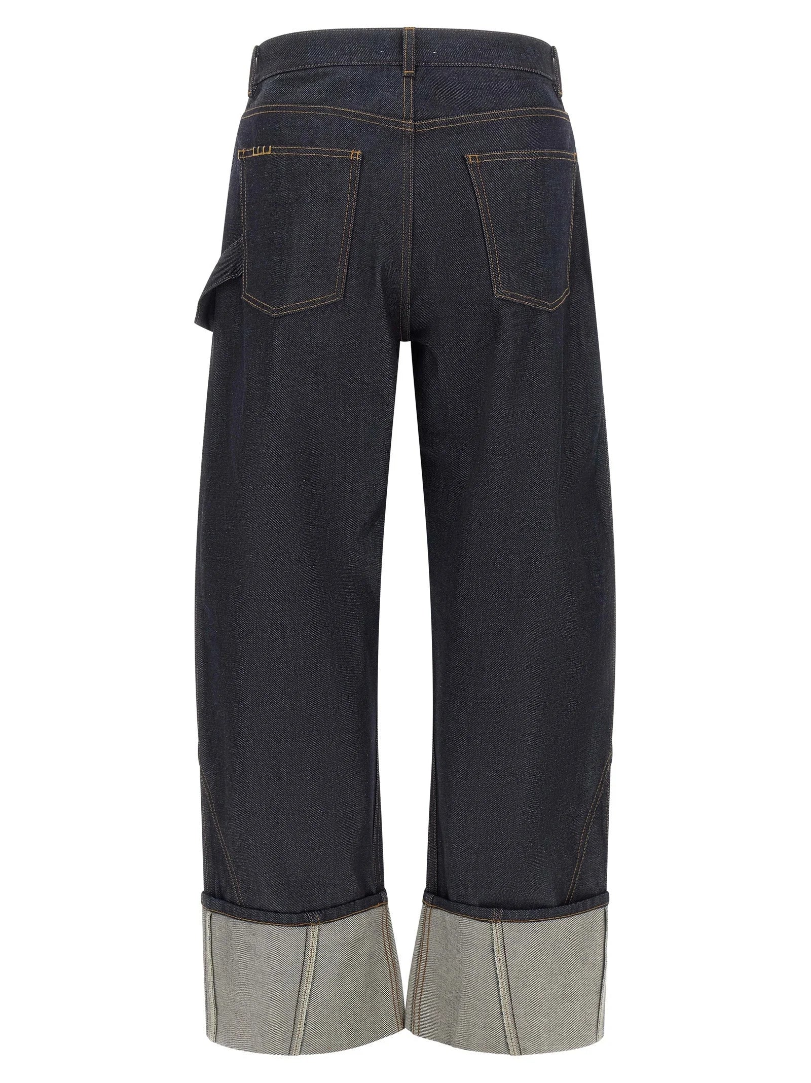 J.W.Anderson Blue Cotton Straight-Leg Jeans