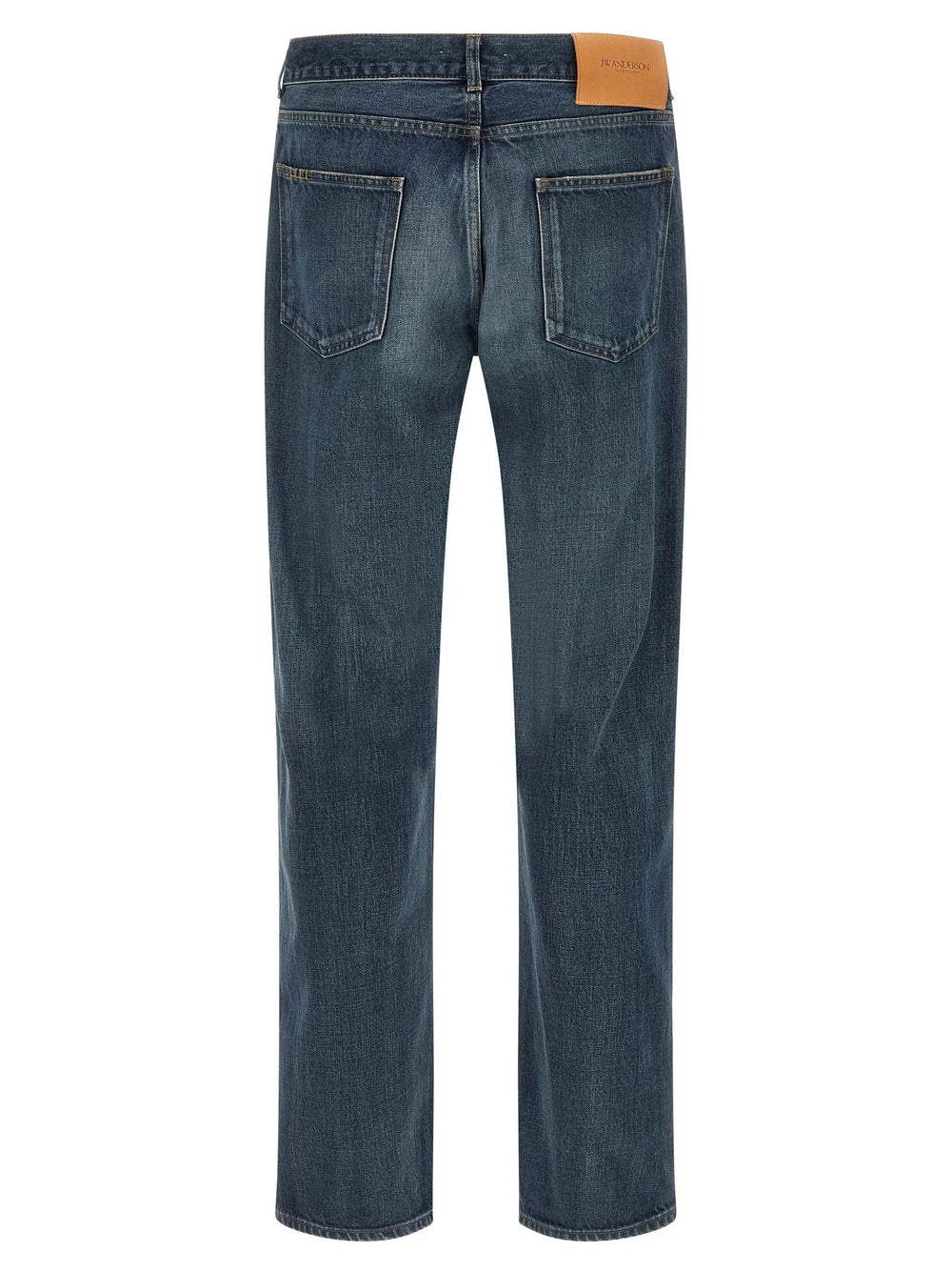 J.W.Anderson Blue Cotton Straight-Leg Jeans
