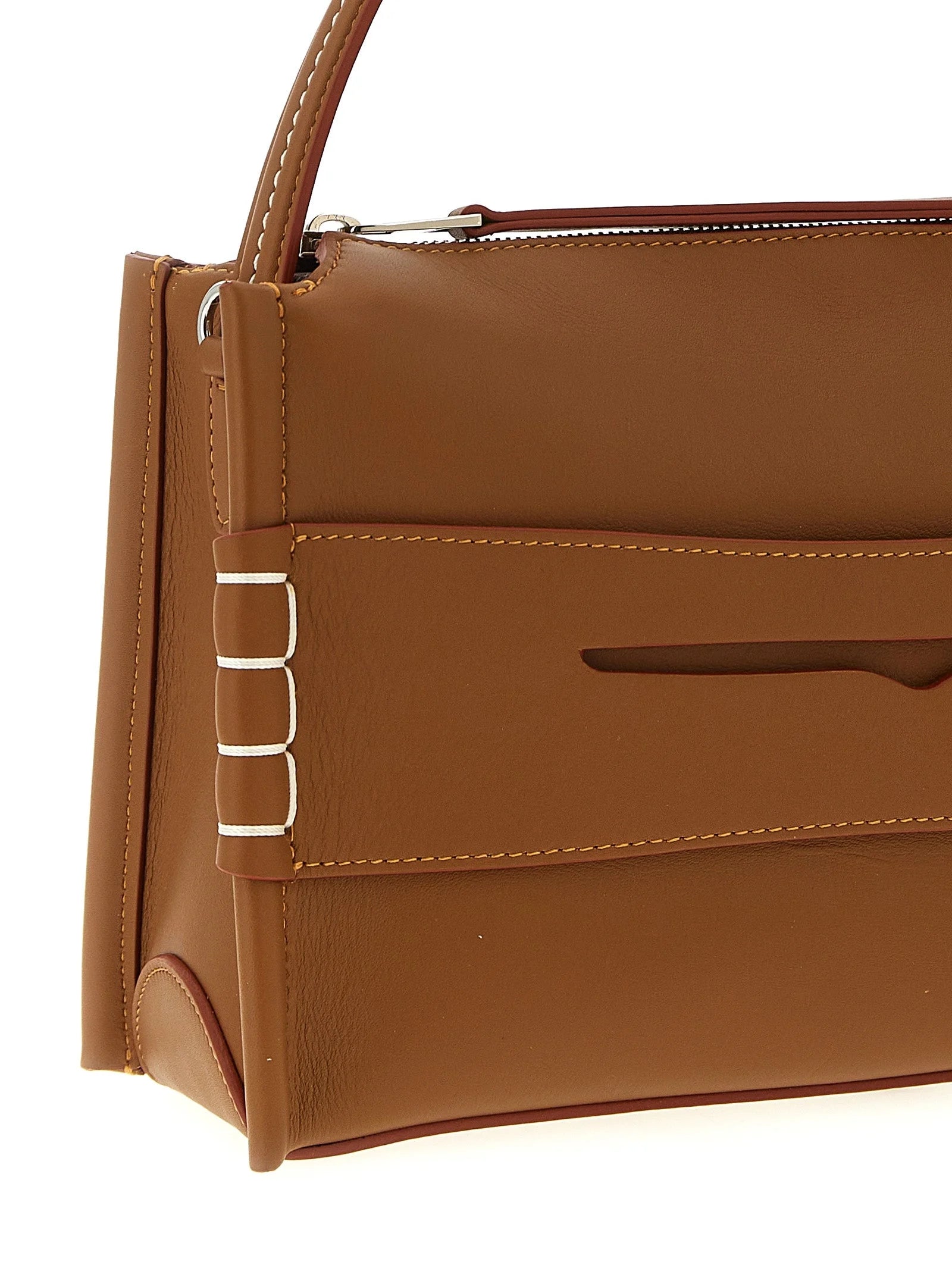 J.W.Anderson Brown Calfskin Shoulder Bag