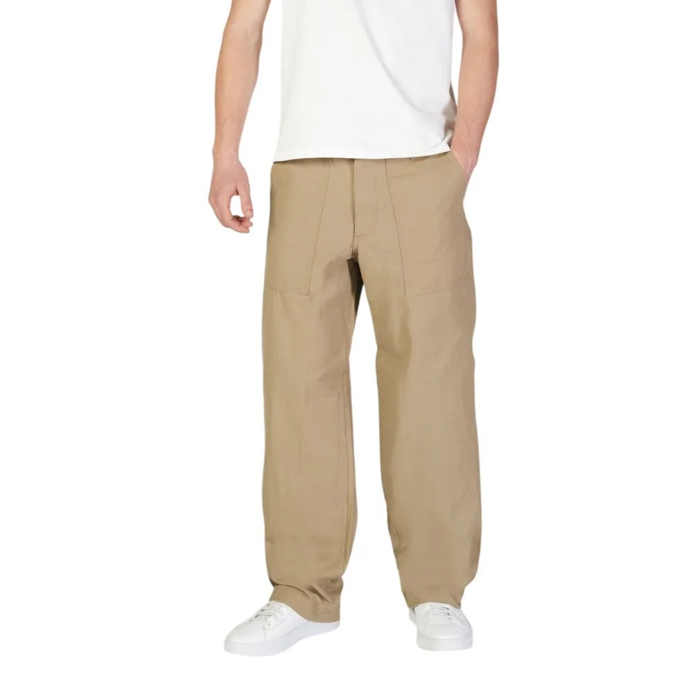 Jack Jones Beige Cotton Pant - W31 | L32 - Trousers