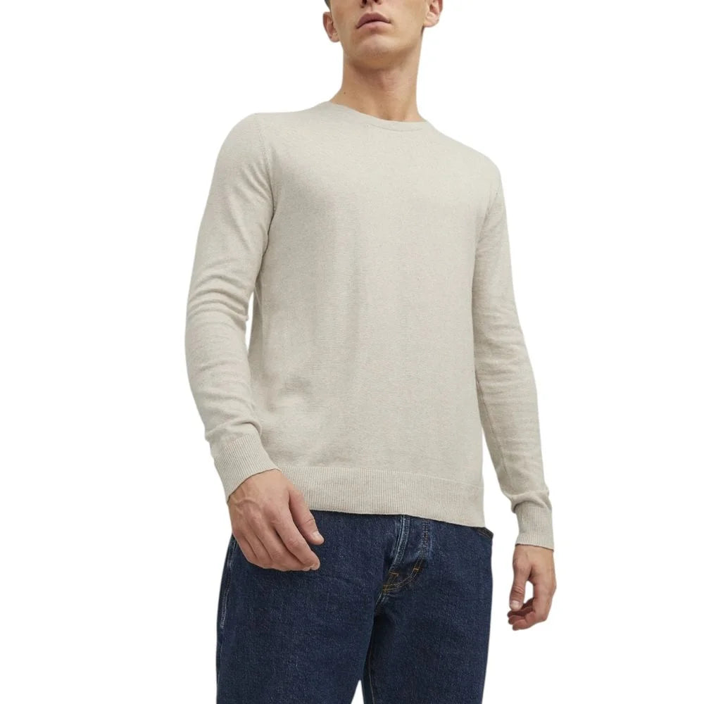 Jack Jones Beige Cotton Sportswear - Sweaters