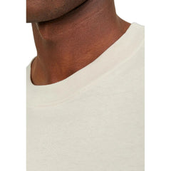 Jack Jones Beige Cotton T-Shirt - IT54 | XXL