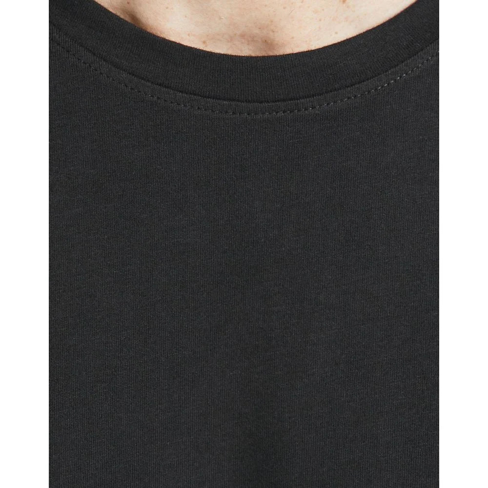 Jack Jones Black Cotton Long Sleeve - T-Shirts